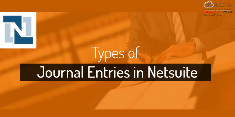 Types of Journal Entries in Netsuite