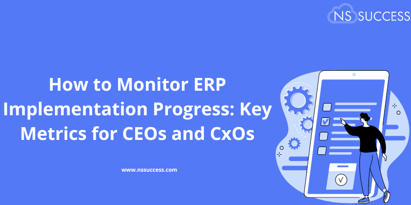 How to Monitor ERP Implementation Progress: Key Metrics for CEOs and CxOs