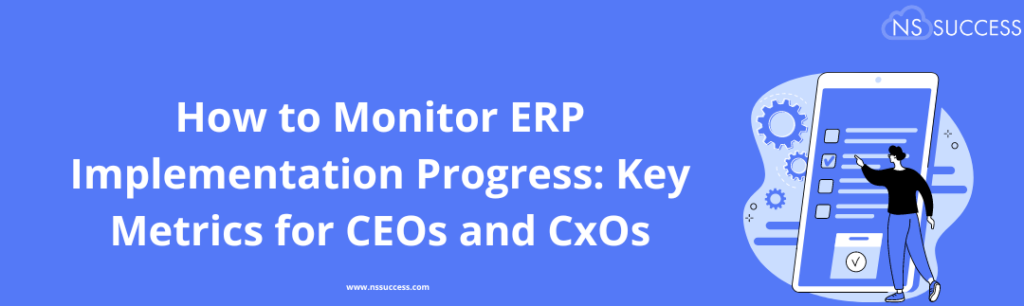 How to Monitor ERP Implementation Progress: Key Metrics for CEOs and CxOs  